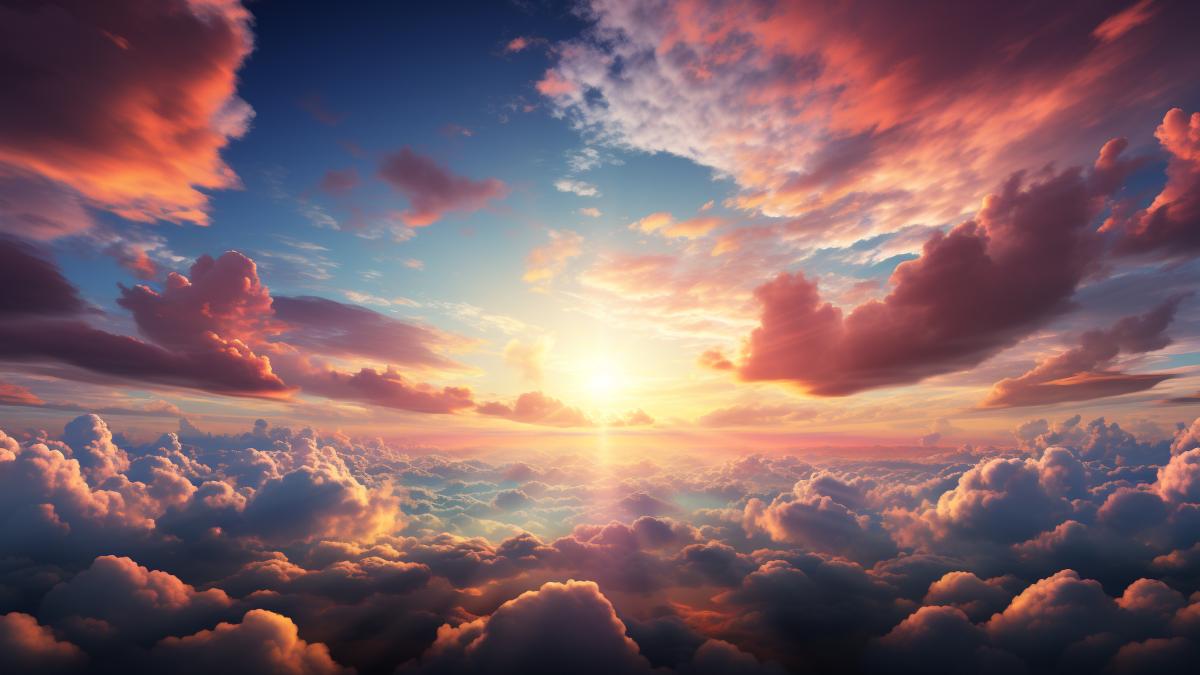 vibrant-sky-nature-beauty-tranquil-scene-sunset-horizon-generated-by-artificial-intelligence_93971500